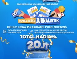 Dukung UMKM Naik Kelas, DiskopUKM Parimo Gelar Lomba Tulis Karya Jurnalis