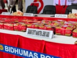 40 Kg Sabu Dimusnahkan Polda Sulteng, Anwar Hafid Apresiasi Penindakan Kejahatan Terpadu