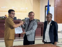 Bupati Parigi Moutong Hadiri Paripurna DPRD Penyesuaian Evaluasi RPJMD 2025–2029