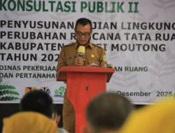 Pemkab Parigi Moutong Buka Konsultasi Publik II Penyusunan KLHS dan RTRW
