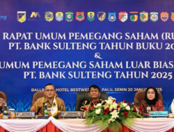 Gubernur Rusdy Mastura Optimis Bank Sulteng Mampu Sejajar dengan Bank Pembangunan Daerah Terkemuka di Indonesia