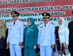 Erwin Burase dan Abdul Sahid Resmi Dilantik Pimpin Parigi Moutong, Gubernur Tekankan Penanganan Tambang Ilegal