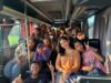 Bus Brimob Sulteng Antar Siswa SMADANI Ikuti Tirta Yatra ke Pura Agung Wisnu Murti