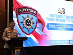 Wakapolda Sulteng Buka Rakerwas 2026, Soroti Transformasi Pengawasan dan Manajemen Risiko