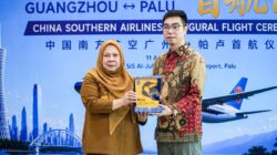 Palu–Guangzhou Resmi Terhubung Langsung, China Southern Airlines Buka Rute Internasional