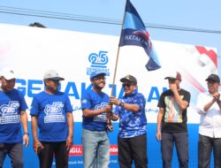 HUT ke-25 Partai Demokrat di Parigi Moutong Diisi Gerak Jalan Bersama Masyarakat