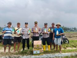 Polres Parigi Moutong Serahkan Bantuan Pestisida kepada Kelompok Tani Jagung Perkasa