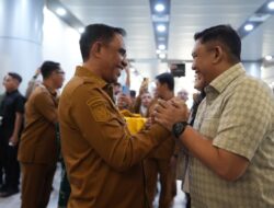 Gubernur Anwar Hafid Sambut Kapolda Sulteng Irjen Pol. Rizal Irawan di Palu