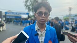 Aksi Mahasiswa Untad di Titik Nol Palu, Desak Karhutla Jadi Bencana Nasional dan Perjuangkan DBH yang Adil